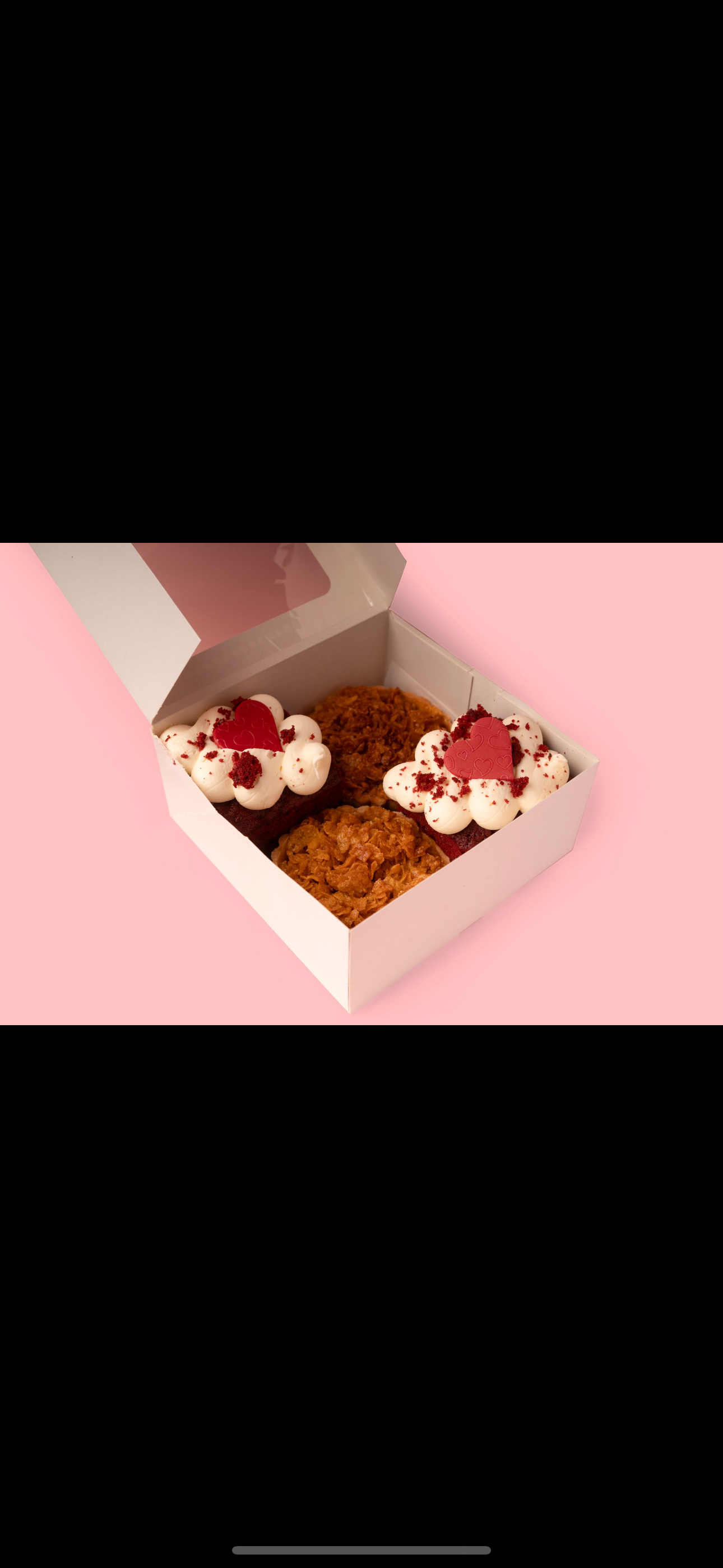 Red-Velvet & Cornflake Tart Box Of 4