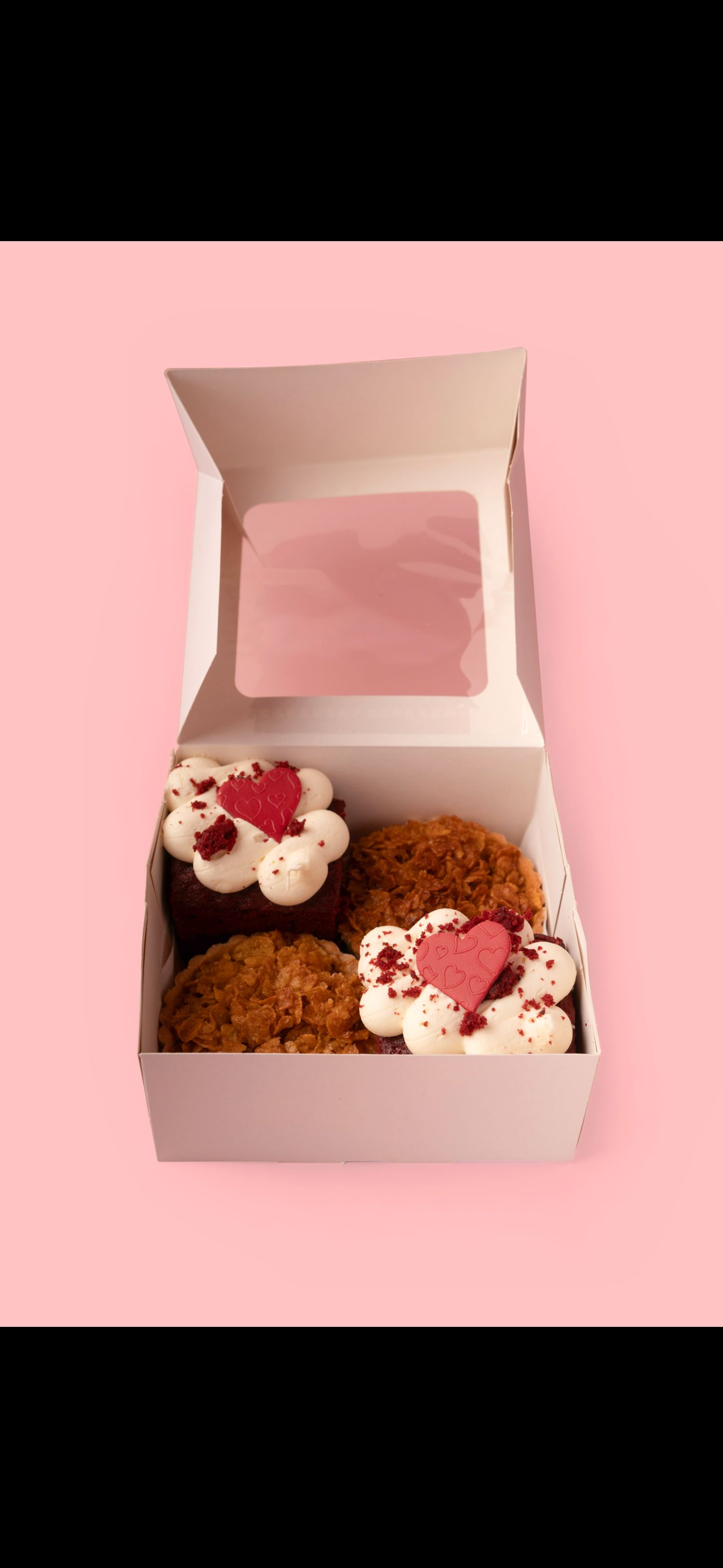 Red-Velvet & Cornflake Tart Box Of 4