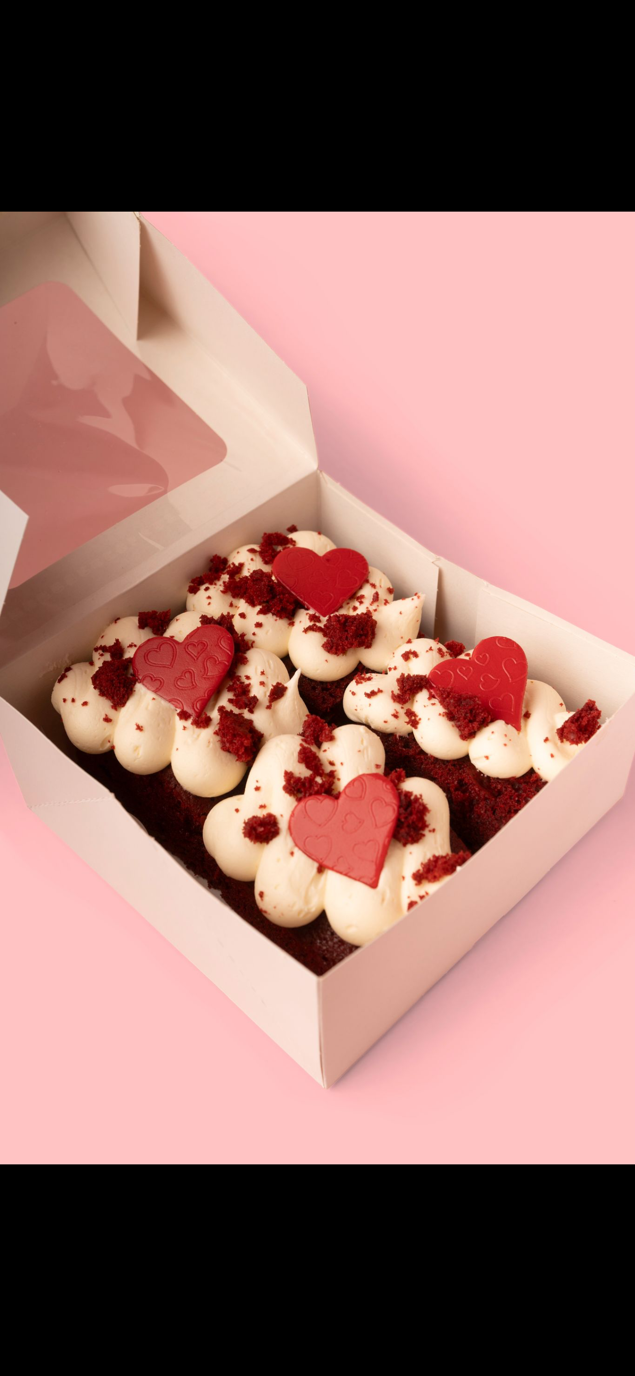 Red-Velvet Box Of 4