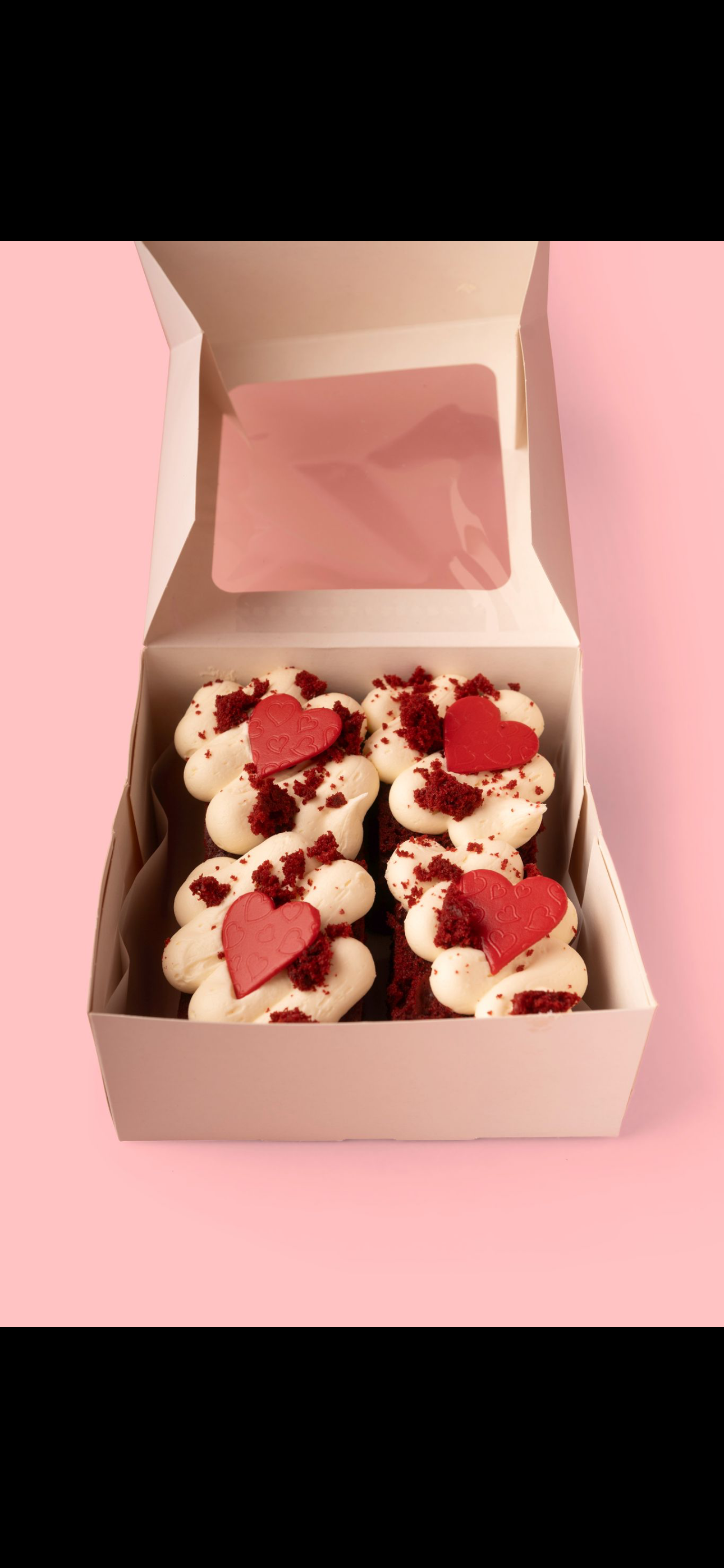 Red-Velvet Box Of 4